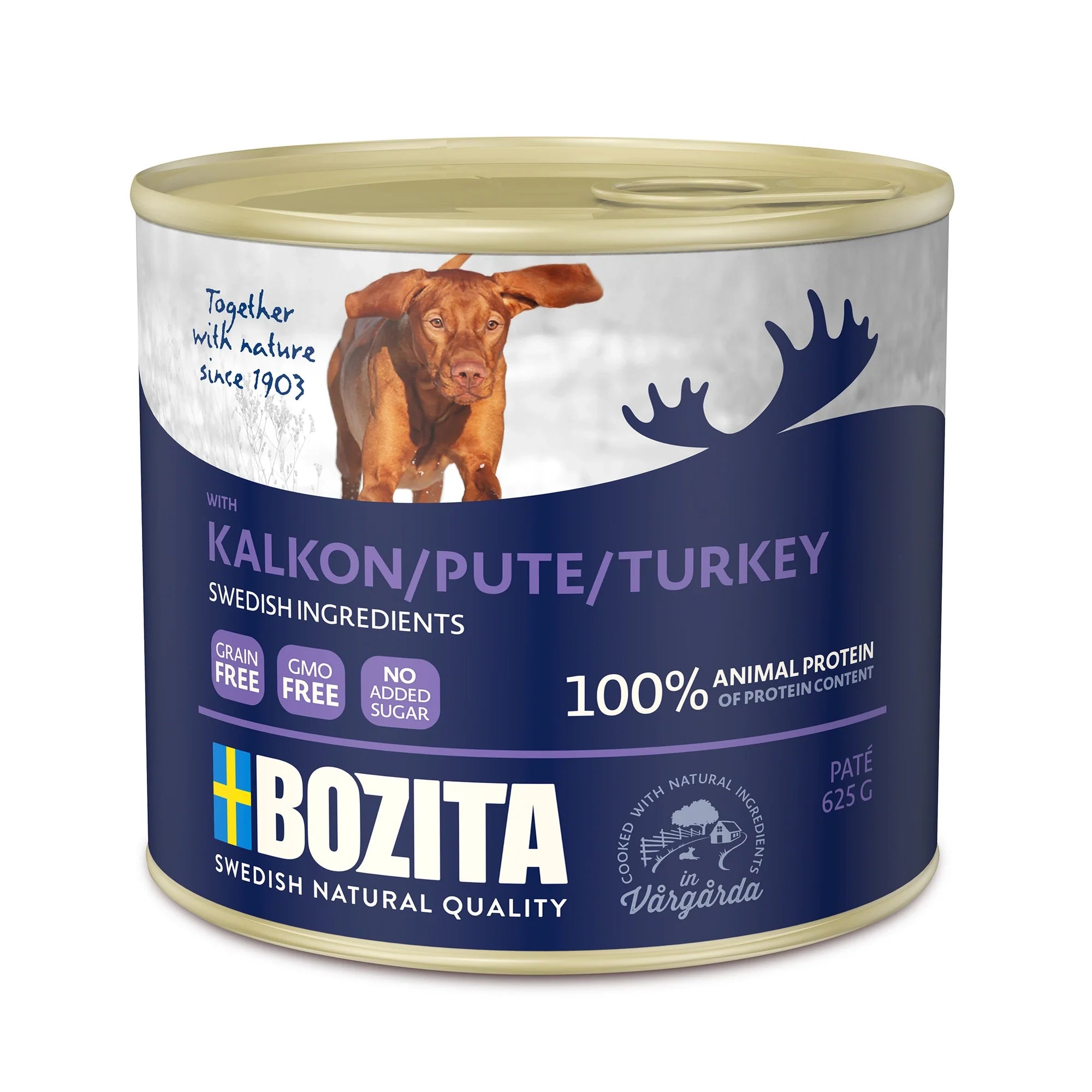 Bozita Paté Våtfoder För Hund Med Kalkon 625g