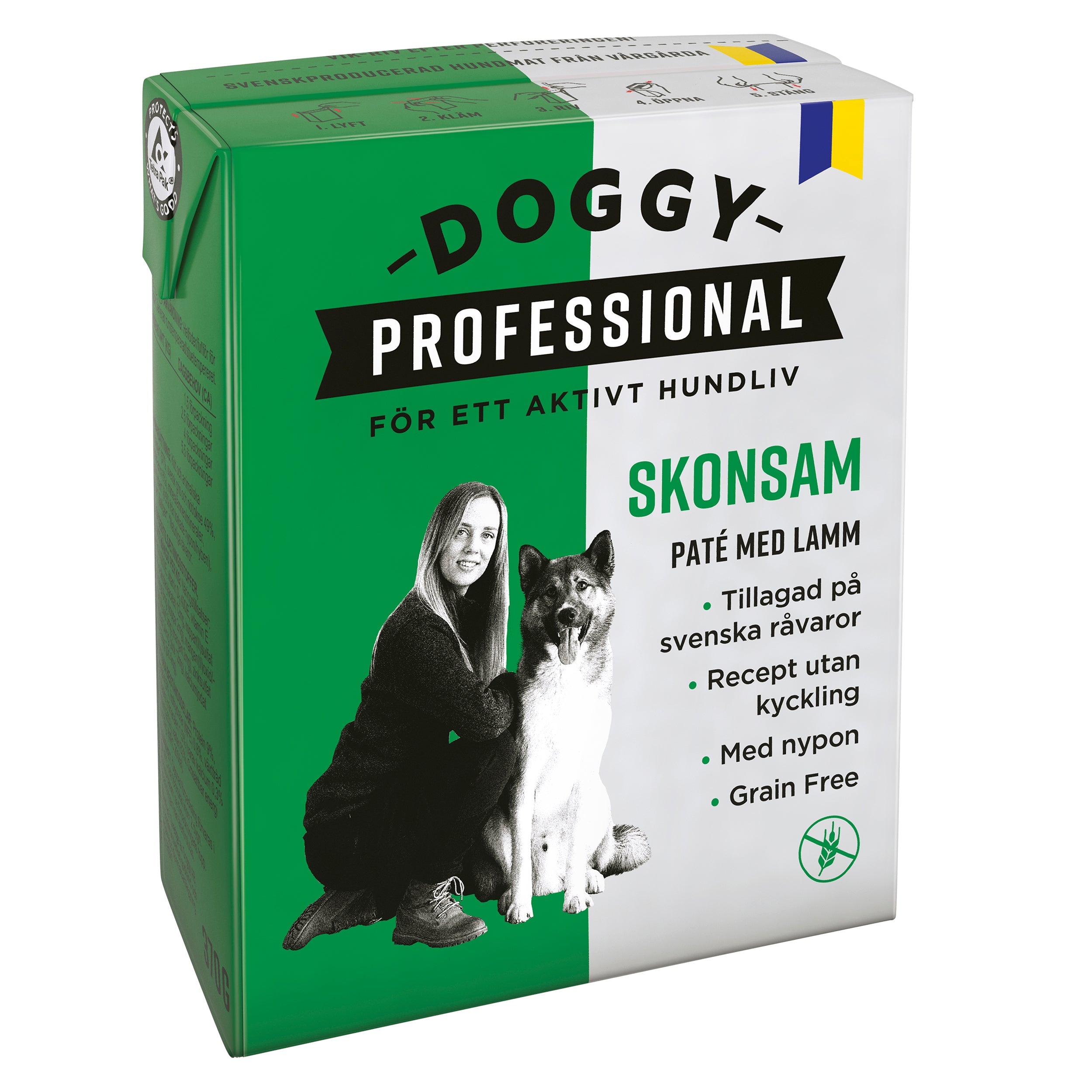 Doggy Professional Skonsam Våtfoder För Hund 370g