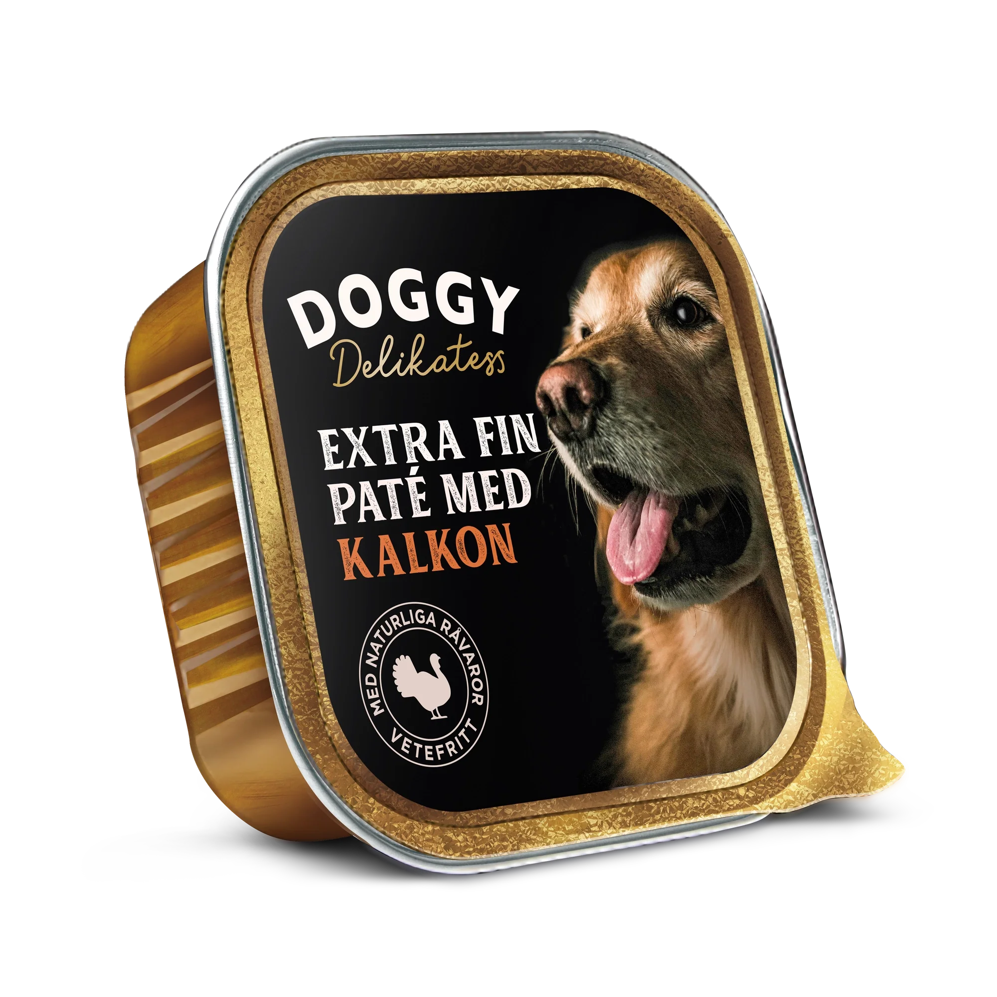 Doggy Delikatess Paté Våtfoder För Hund Med Kalkon 150g