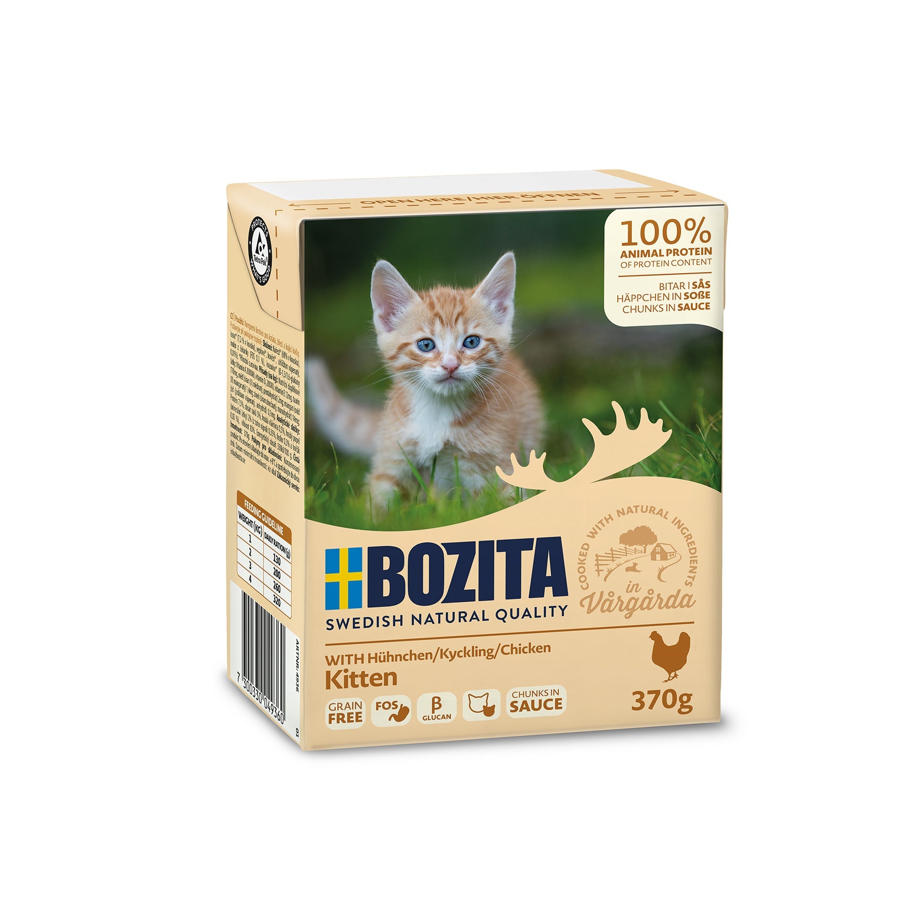 Bozita Kitten Chunks In Jelly Våtfoder För Katt 370g