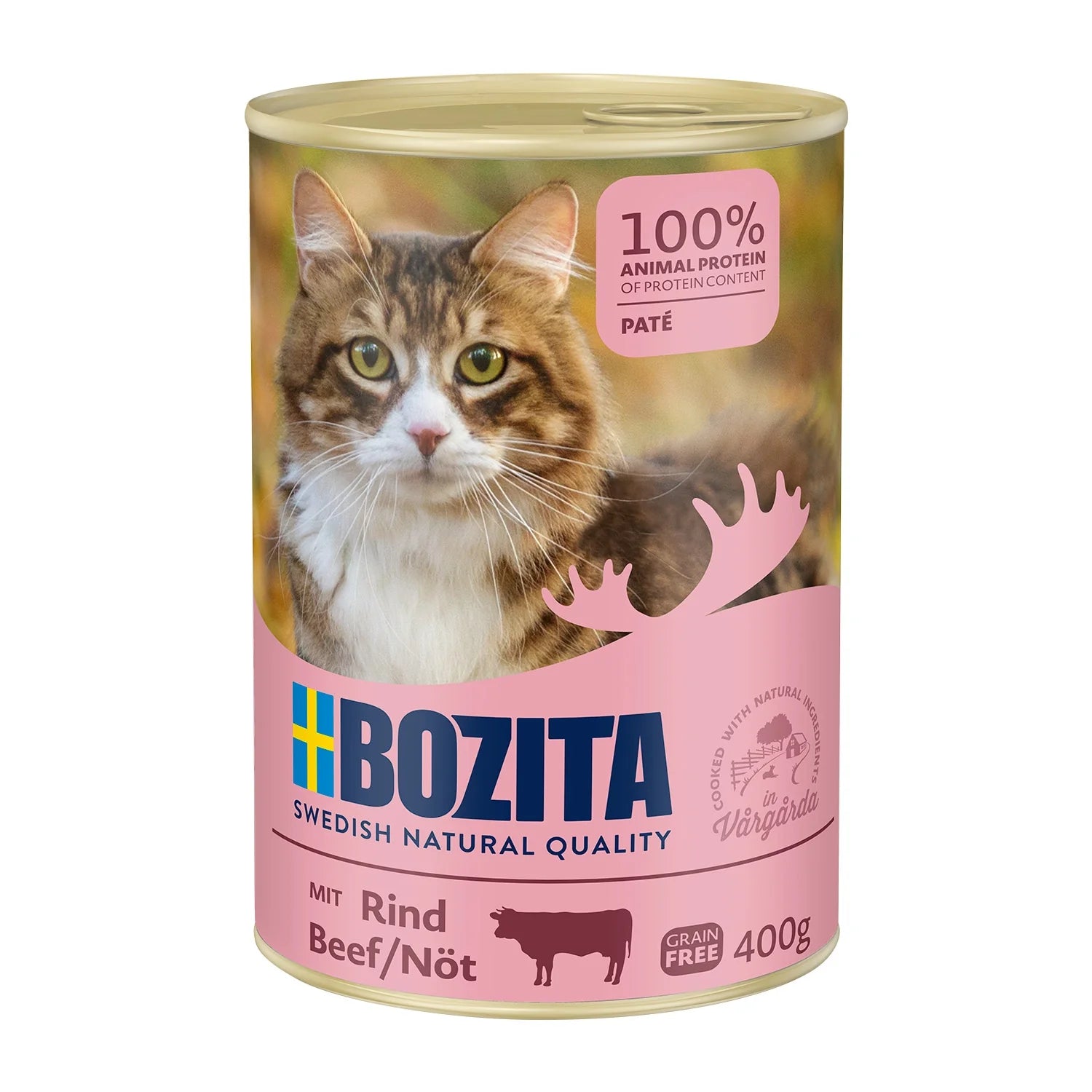 Bozita Paté Blötmat Med Biff 400g