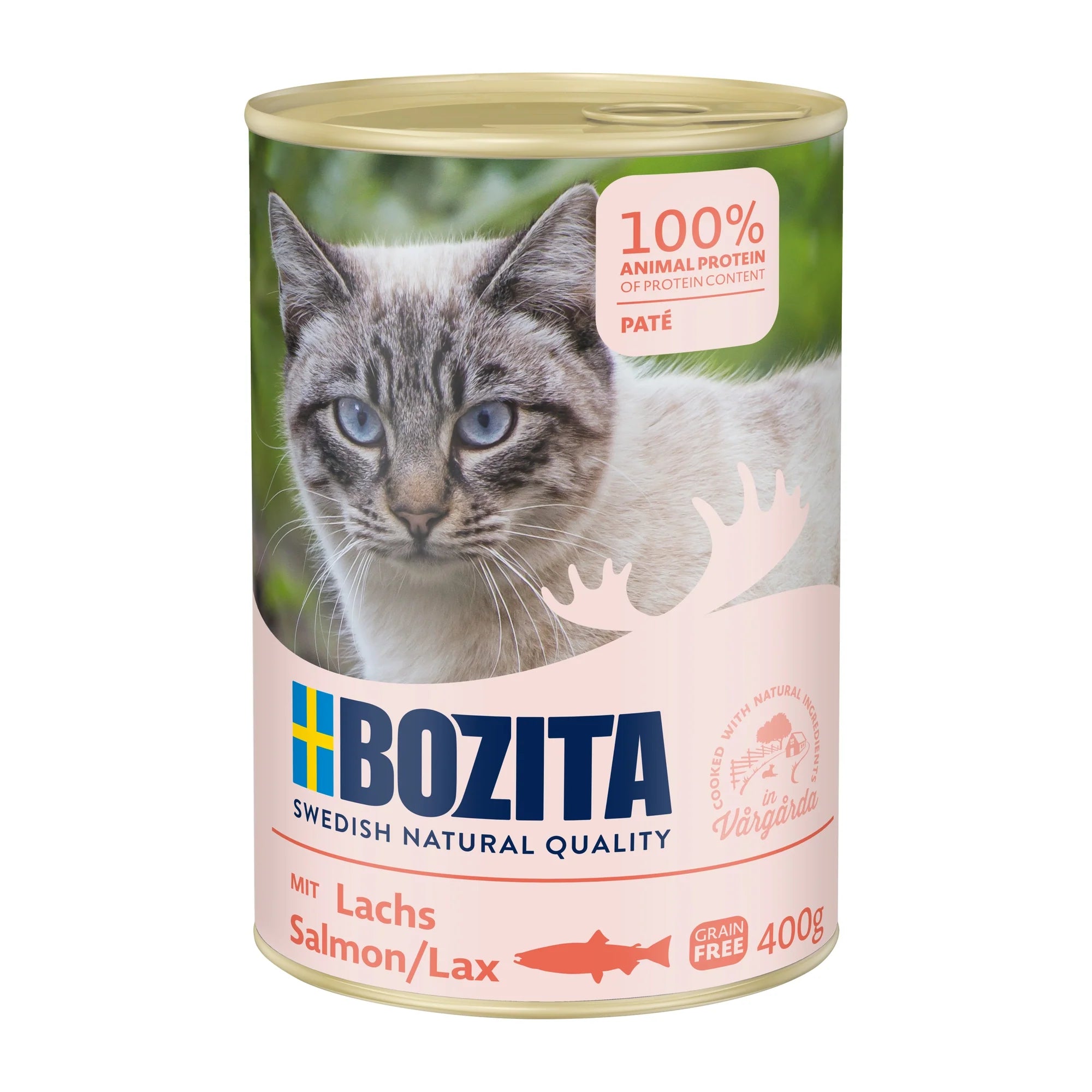 Bozita Paté Blötmat Med Lax 400g