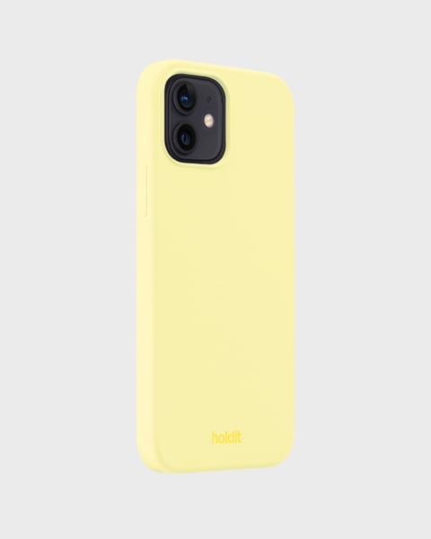 Holdit Telefonskal Silicone iPhone 12/12 Pro - Gul - Travels And Bags