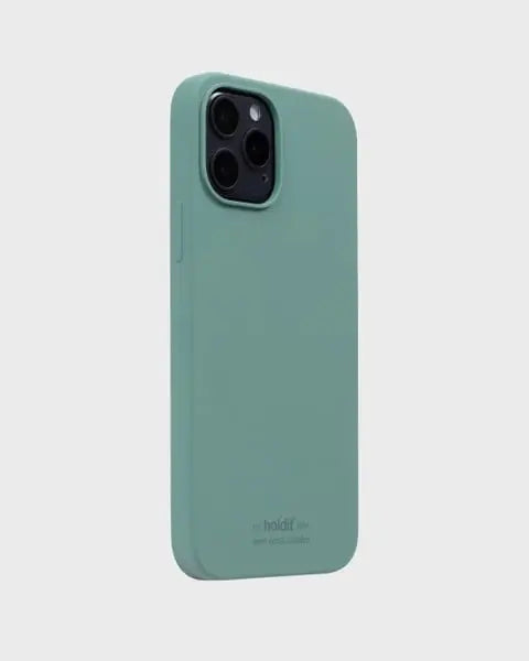 Holdit Telefonskal Silicone iPhone 12/12 Pro - Grön - Travels And Bags