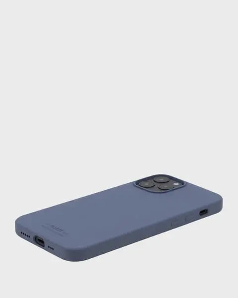 Holdit Telefonskal Silicone iPhone 12/12 Pro - Marinblå - Travels And Bags