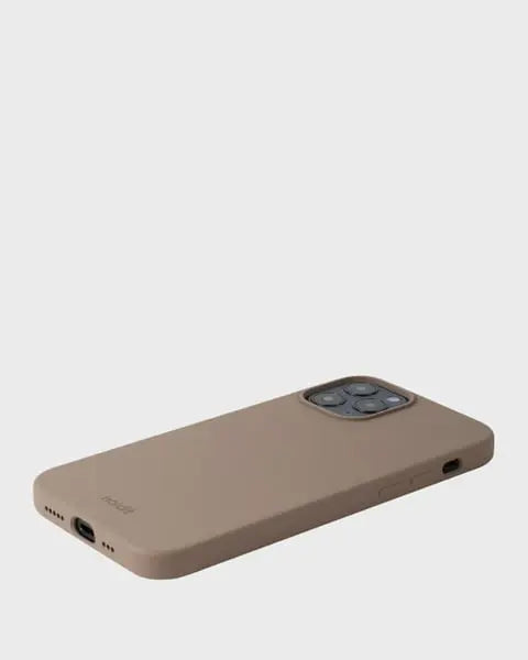 Holdit Telefonskal Silicone iPhone 12/12 Pro - Ljusbrun - Travels And Bags