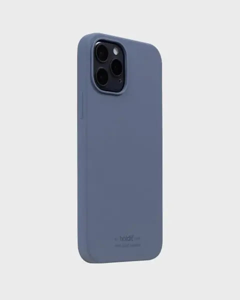 Holdit Telefonskal Silicone iPhone 12/12 Pro - Marinblå - Travels And Bags