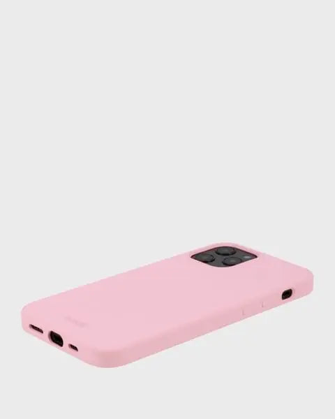 Holdit Telefonskal Silicone iPhone 12/12 Pro - Ljusrosa - Travels And Bags