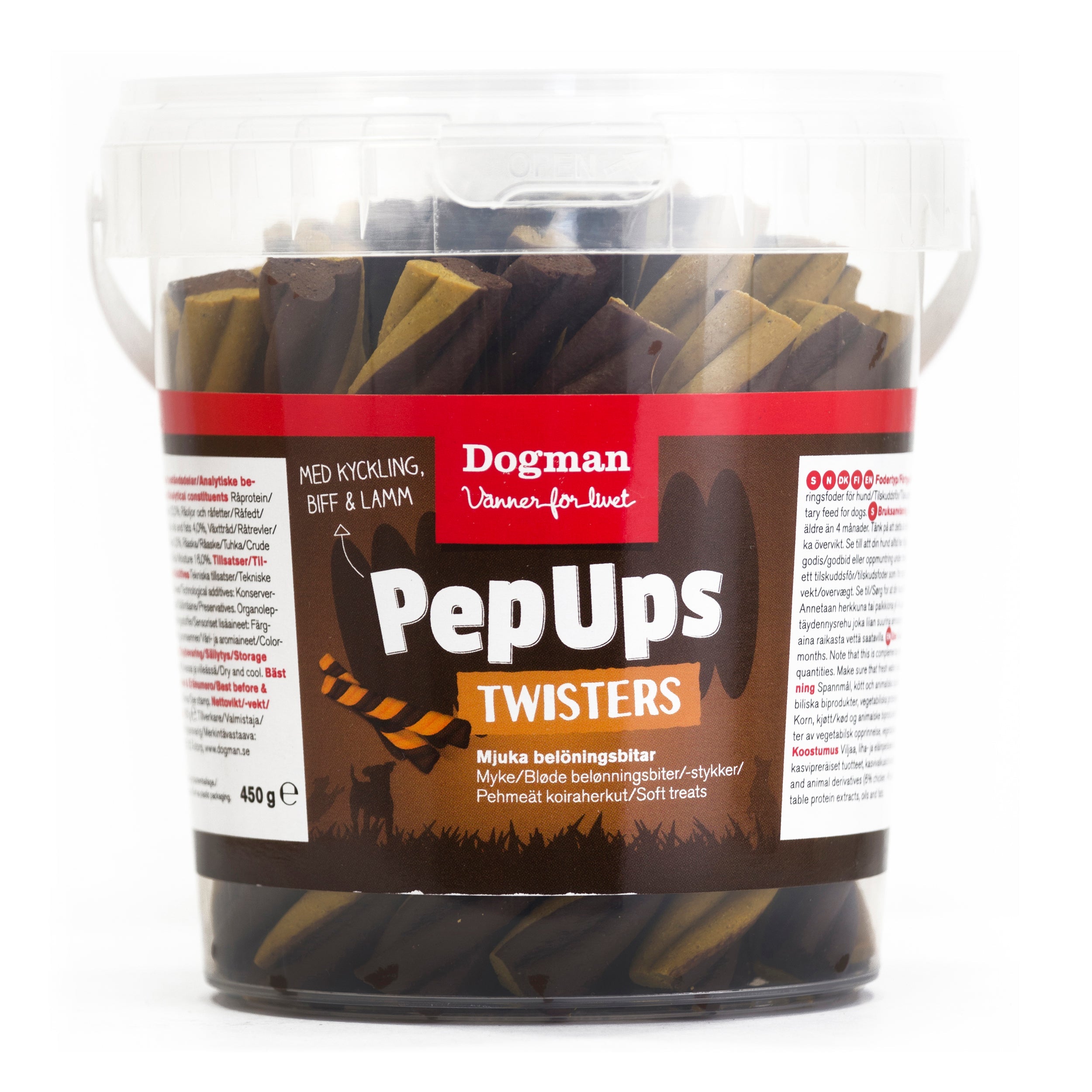 Dogman Pepups Twisters 3-flavours