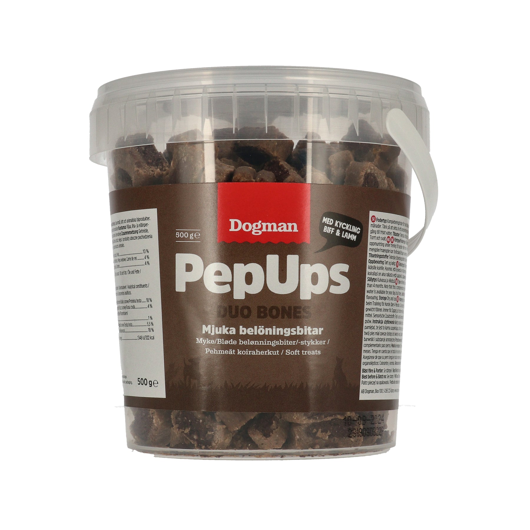Dogman Pepups Duo Bones 3-smak 100g