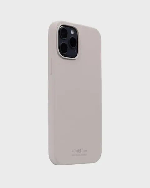 Holdit Telefonskal Silicone iPhone 12 Pro Max - Taupe - Travels And Bags