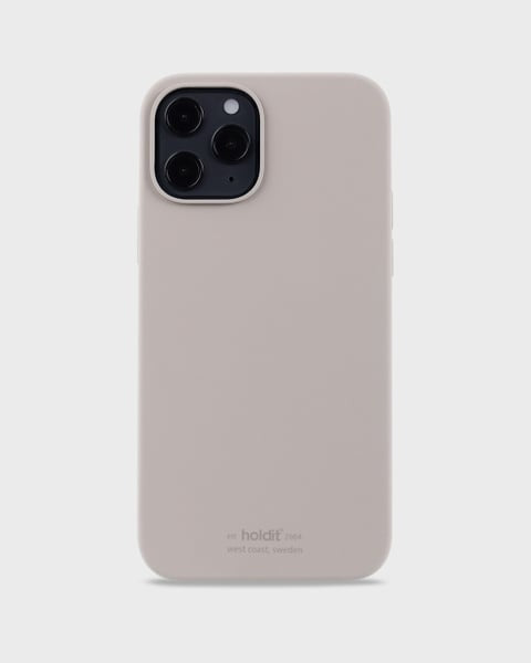 Holdit Telefonskal Silicone iPhone 12 Pro Max - Taupe - Travels And Bags