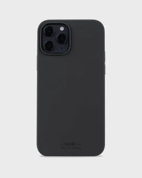 Holdit Telefonskal Silicone iPhone 12 Pro Max - Svart - Travels And Bags