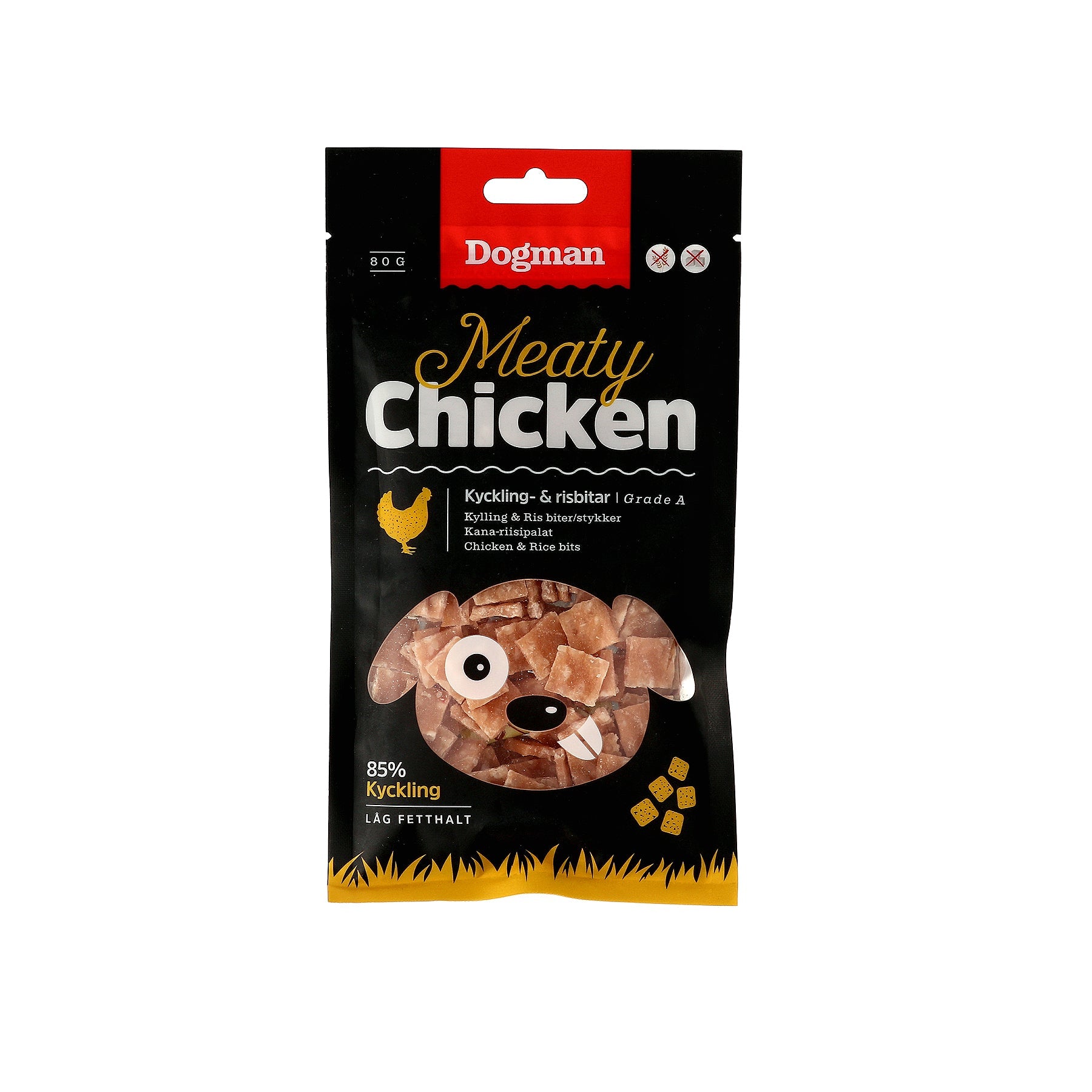 Dogman Kyckling Och Risbitar 80g