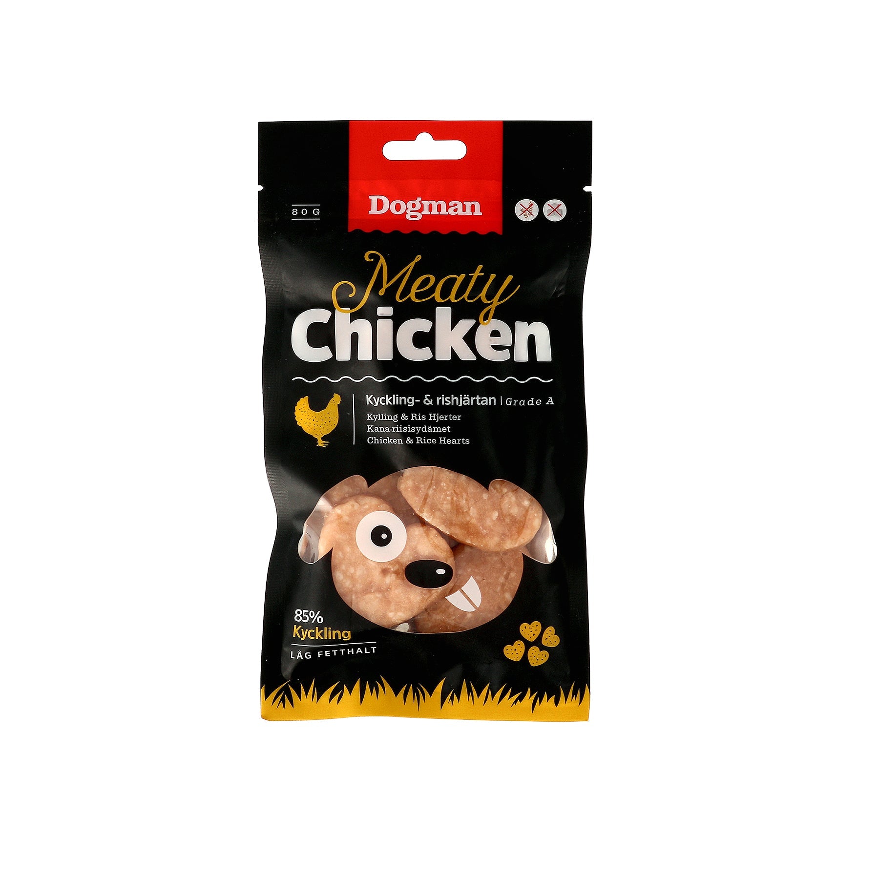 Dogman Kyckling Och Rishjärtan 80g