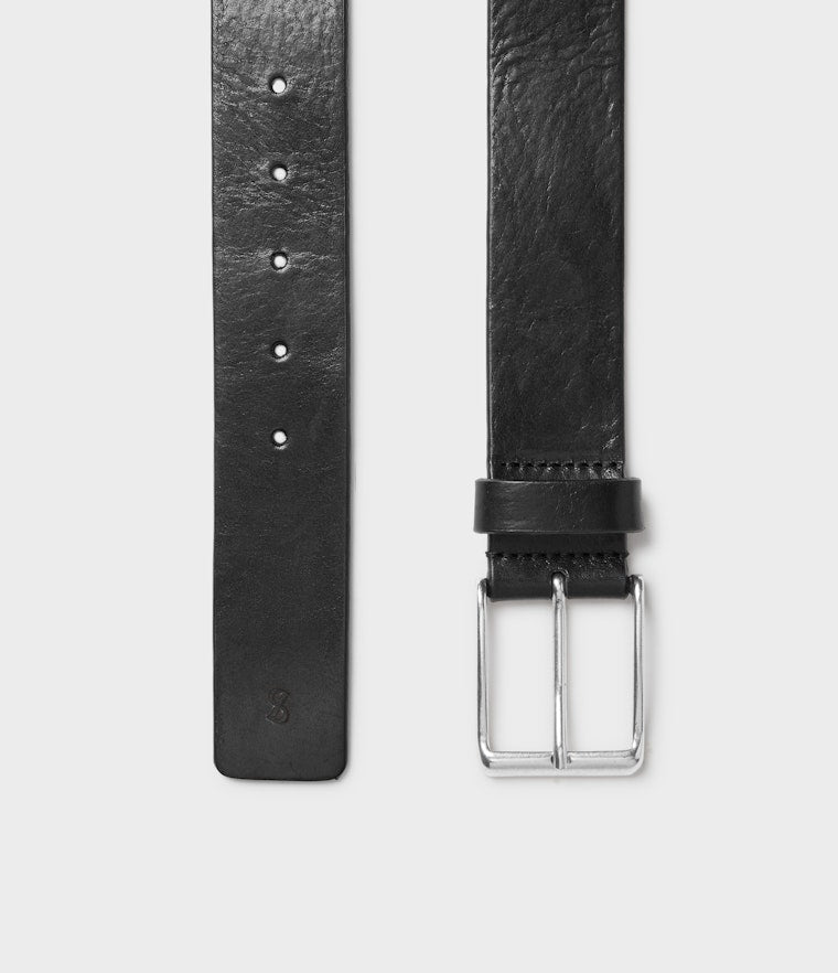 Saddler Hermann Läderbälte - Svart - Travels And Bags