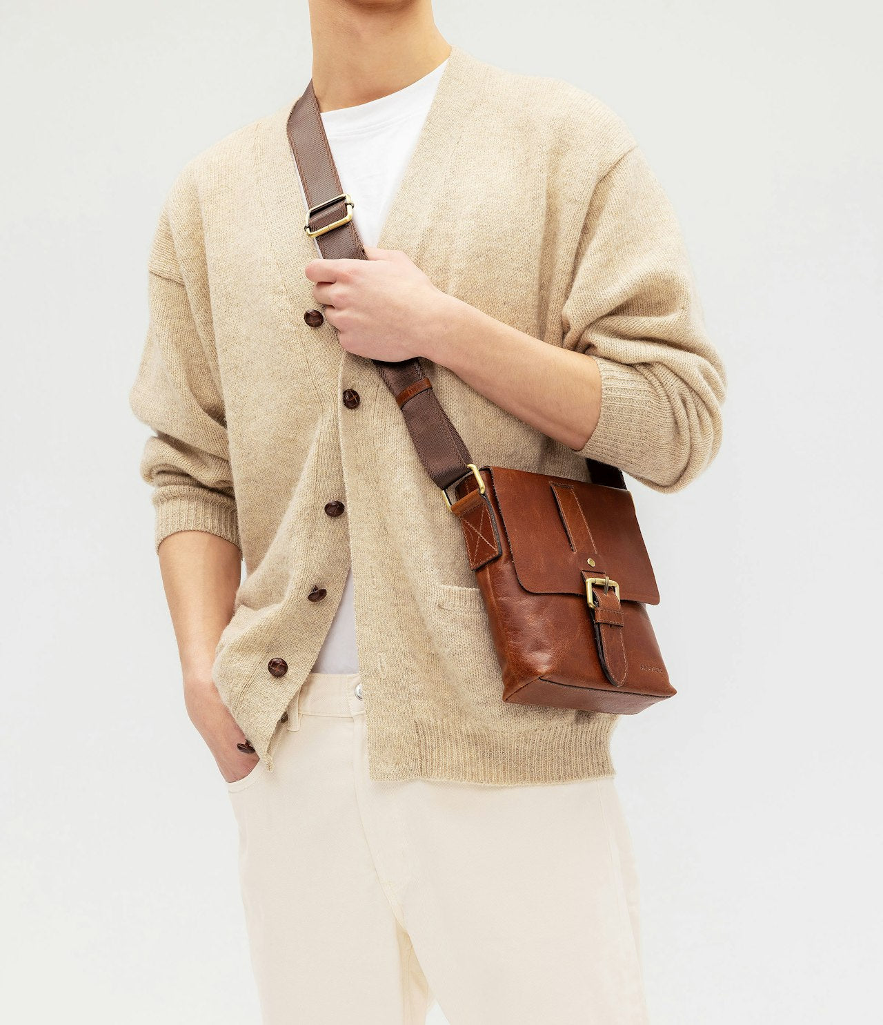 Saddler George Messengerväska - Brun - Travels And Bags