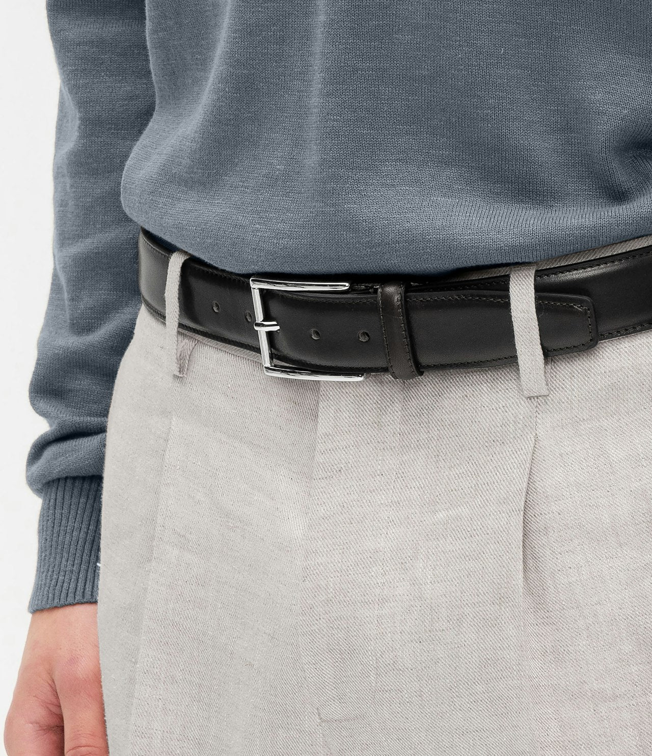 Saddler Arthur Läderbälte - Svart - Travels And Bags