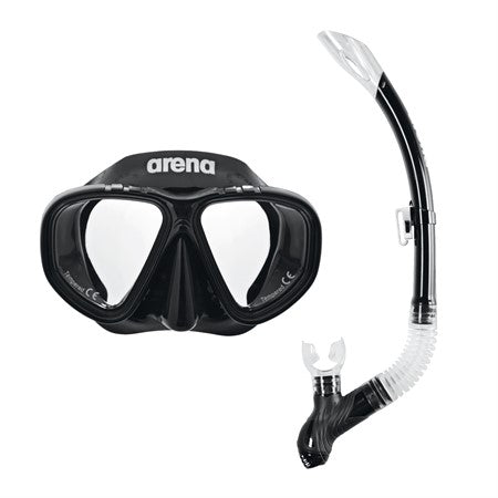 Arena Premium Snorkelset Svart-Klar-Svart