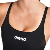 Arena Dambaddräkt Swim Pro Solid Svart-Vit