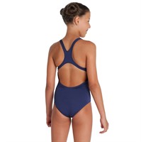 Arena Team Tjejbaddräkt Swim Pro Solid Marin-Vit
