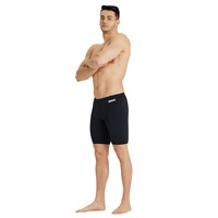 Arena Herrlag Swim Jammer Badbyxor Solid Svart-Vit