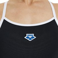 Arena Dam Baddräkt Icons Super Fly Back Solid Svart-Vit