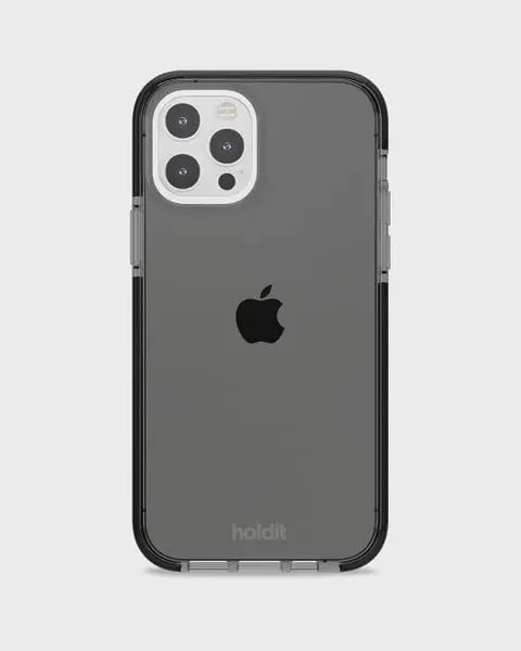 Holdit Telefonskal Seethru iPhone 12/12 Pro - Svart - Travels And Bags
