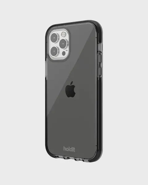 Holdit Telefonskal Seethru iPhone 12/12 Pro - Svart - Travels And Bags