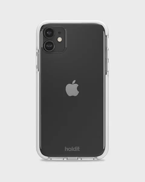 Holdit Telefonskal Seethru iPhone 11/XR - Vit - Travels And Bags