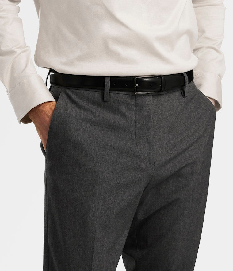 Saddler Flen Läderbälte - Svart - Travels And Bags