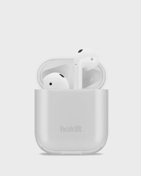 Holdit Airpodsfodral Seethru AirPods 1&2 - Vit