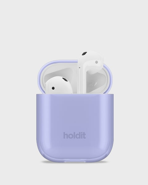 Holdit Airpodsfodral Seethru AirPods 1&2 - Lavendel