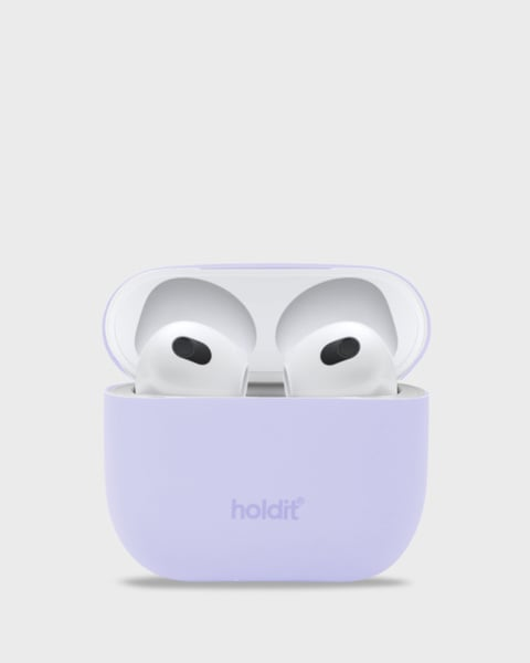 Holdit Airpodsfodral Silicone AirPods 3 - Lavendel