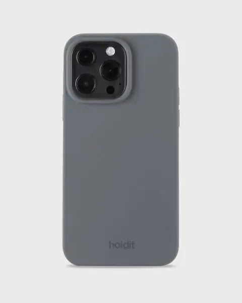 Holdit Telefonskal Silicone iPhone 13 Pro - Grå - Travels And Bags