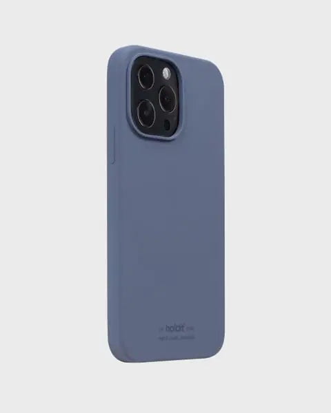 Holdit Telefonskal Silicone iPhone 13 Pro - Marinblå - Travels And Bags