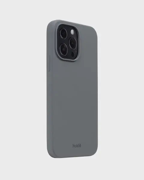 Holdit Telefonskal Silicone iPhone 13 Pro - Grå - Travels And Bags