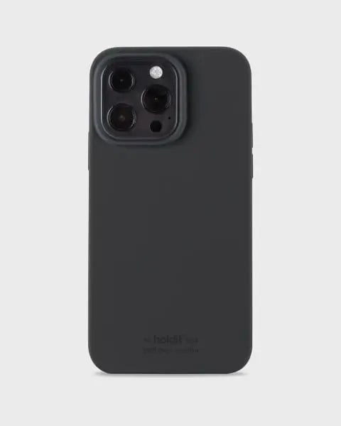 Holdit Telefonskal Silicone iPhone 13 Pro - Svart - Travels And Bags