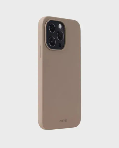 Holdit Telefonskal Silicone iPhone 13 Pro - Ljusbrun - Travels And Bags