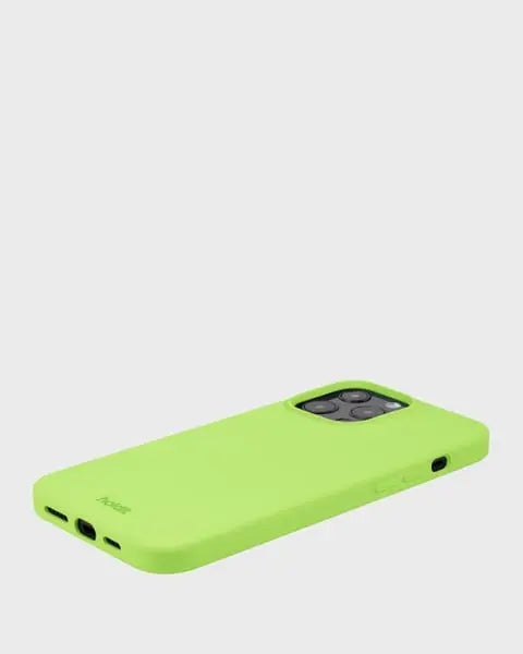 Holdit Telefonskal Silicone iPhone 13 Pro Max - Limegrön - Travels And Bags