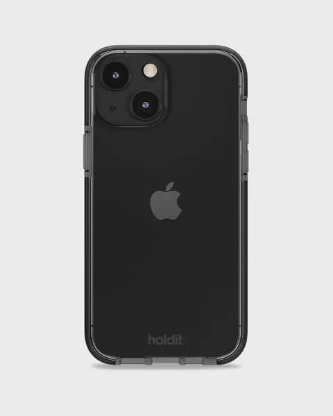 Holdit Telefonskal Seethru iPhone 13 Mini - Svart - Travels And Bags