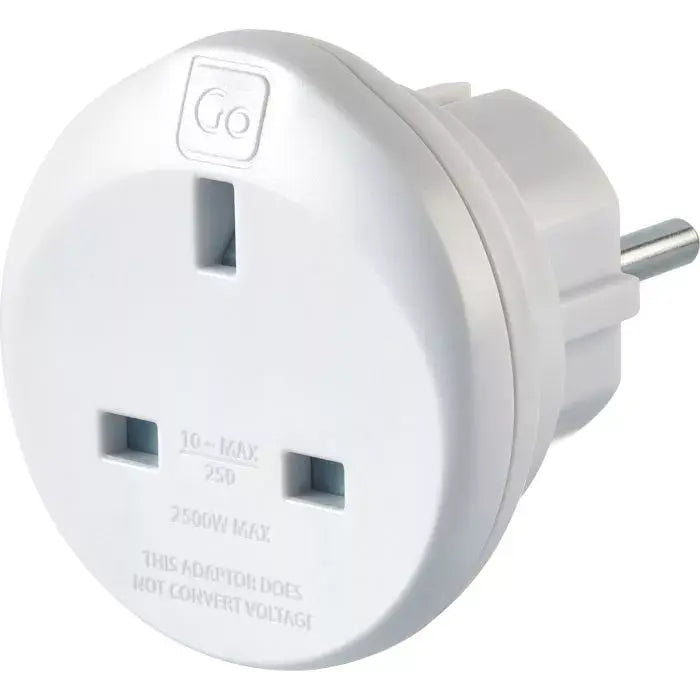Go Travel UK-EU Adapter - Travels And Bags