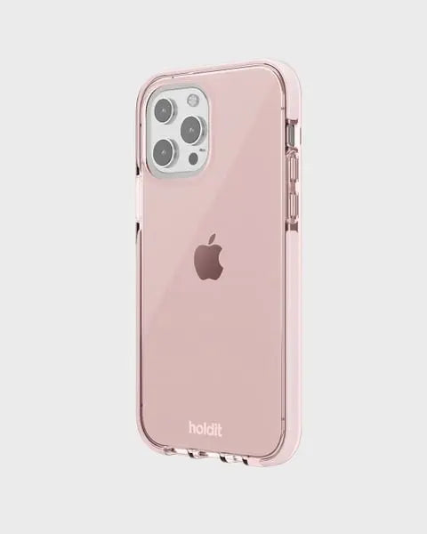 Holdit Telefonskal Seethru iPhone 13 Pro - Ljusrosa - Travels And Bags