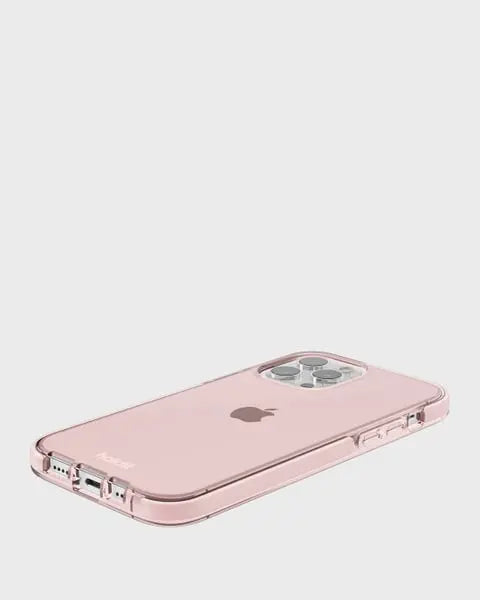 Holdit Telefonskal Seethru iPhone 13 Pro - Ljusrosa - Travels And Bags