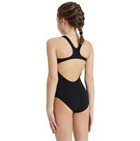 Arena Tjejbaddräkt Solid Swim Pro Svart-Vit