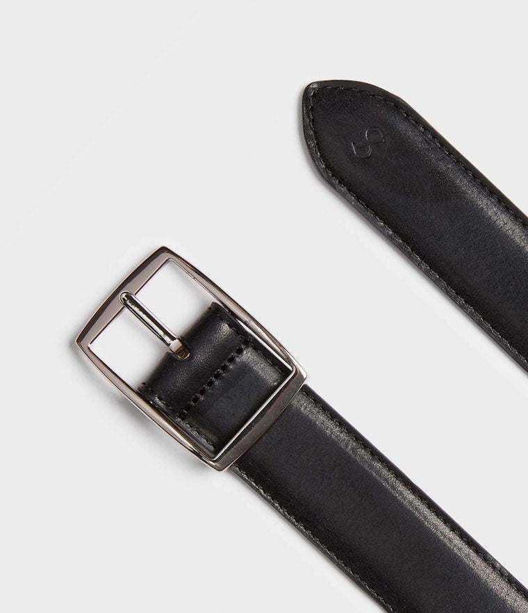 Saddler Dagon Läderbälte - Svart/cognac - Travels And Bags