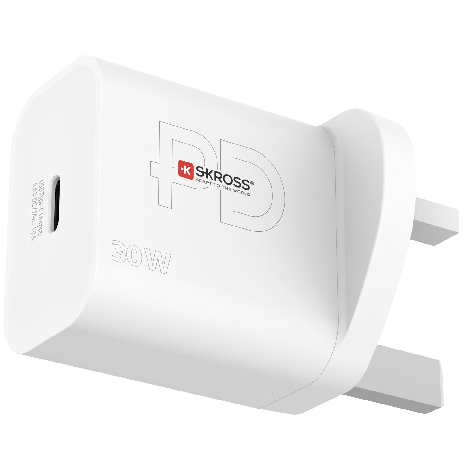 SKROSS - Reseladdare UK m.fl. USB-C PD 30W Ojordad - Travels And Bags