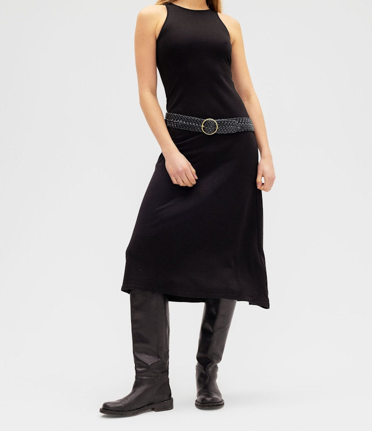 Saddler Arica Flätat Läderbälte - Svart - Travels And Bags