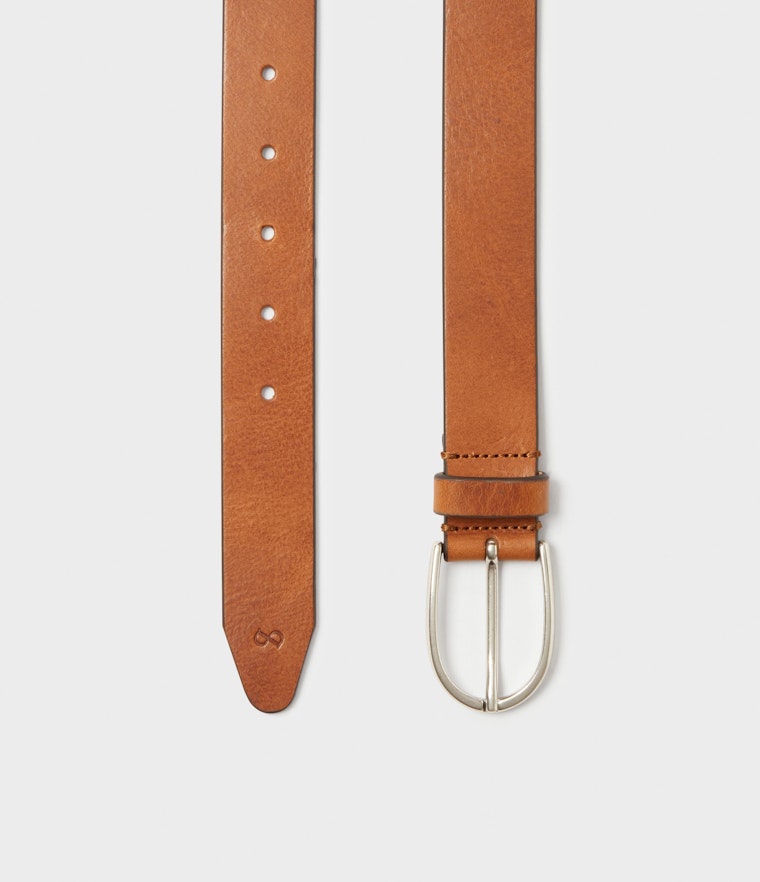 Saddler Harlow Läderbälte - Brun - Travels And Bags