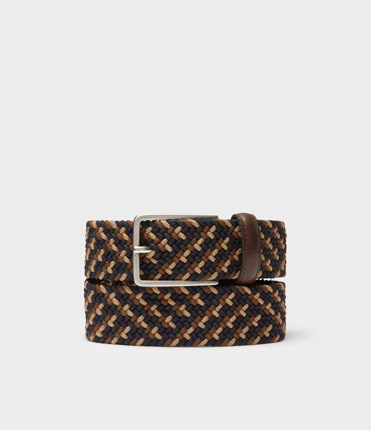 Saddler Mars Textilbälte - Brun - Travels And Bags